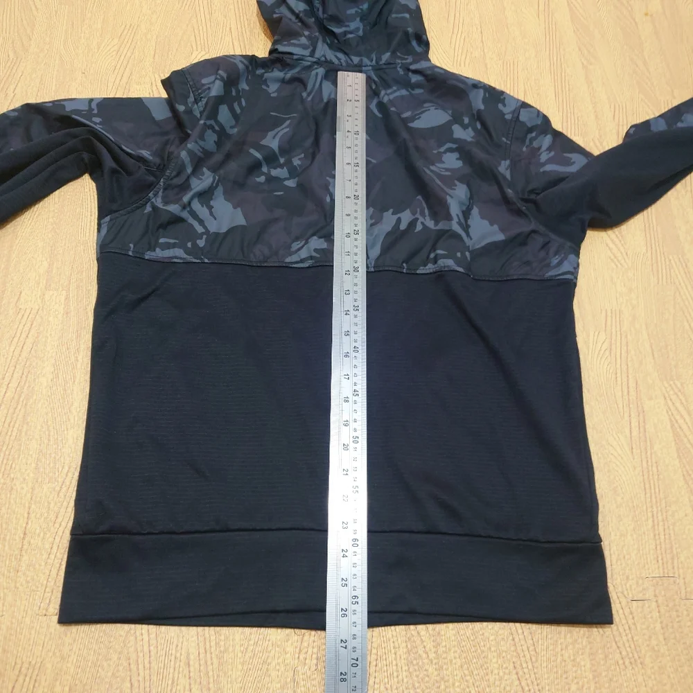 The North Face Jacket Men's Medium Camouflage Black Green Full Zip Hoodie - Picture 12 of 15
